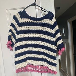 Kate spade shirt with tassels